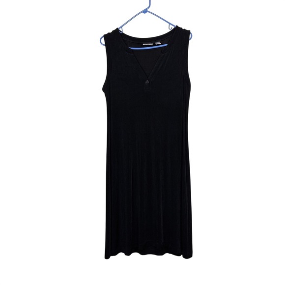 Travelers by Chico's Dresses & Skirts - Chico's Travelers Dress L 12 Black Sleeveless Tank cruise resort minimalist